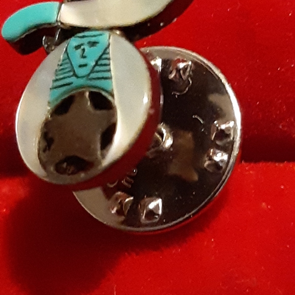 Zuni Mason or Shriner Tie Tack or Lapel Pin - Picture 2 of 6